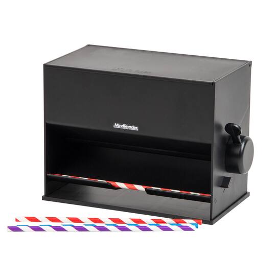 Mind Reader Black Plastic Straw & Pencil Dispenser